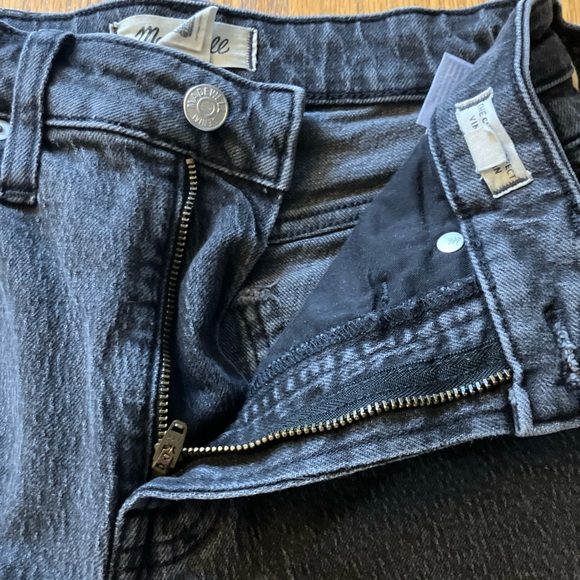 Madewell Black Wash Curvy Perfect Vintage Jean Size Petite 24 - Picture 6 of 9